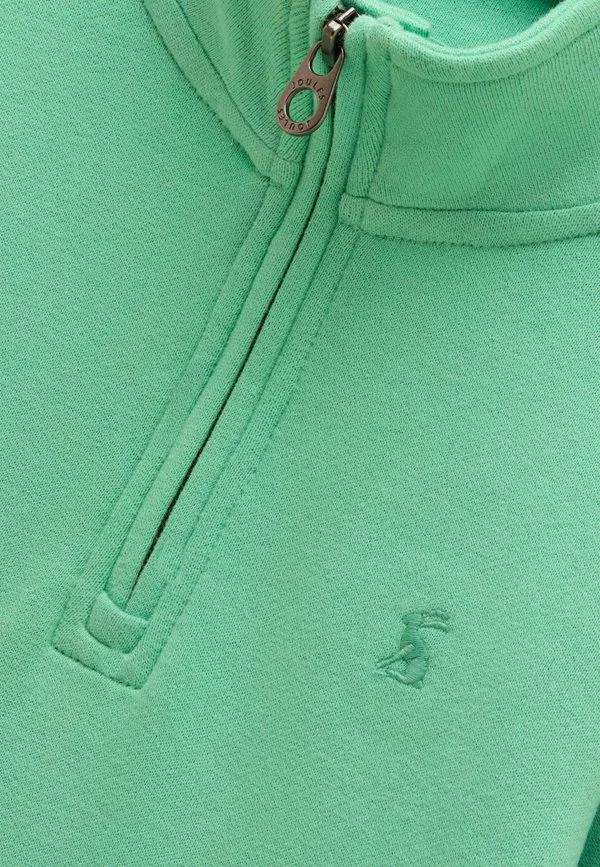Толстовка alfie с застежкой-молнией на четверть длины, стандартного кроя. Joules, Turquoise Green — фото 3