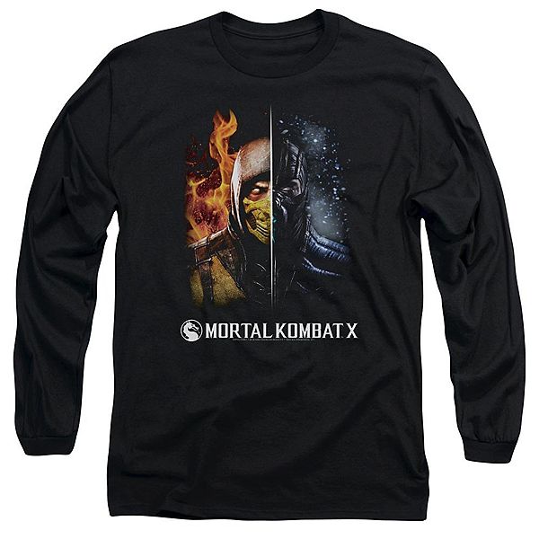 

Футболка Mortal Kombat Fire and Ice с длинным рукавом Licensed Character
