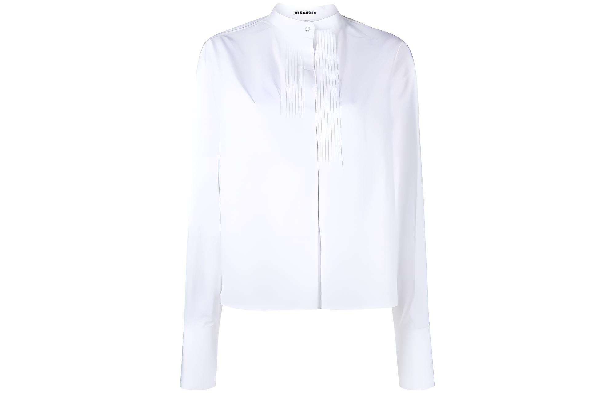 

Длинный рукав Поплин Рубашка JIL SANDER, Белый