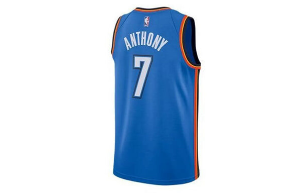 Футболка icon edition nba anthony oklahoma city thunder limited sw джерси Nike, синий — фото 2