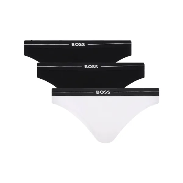 

3 шт., 3 шт., стринги Boss, черный