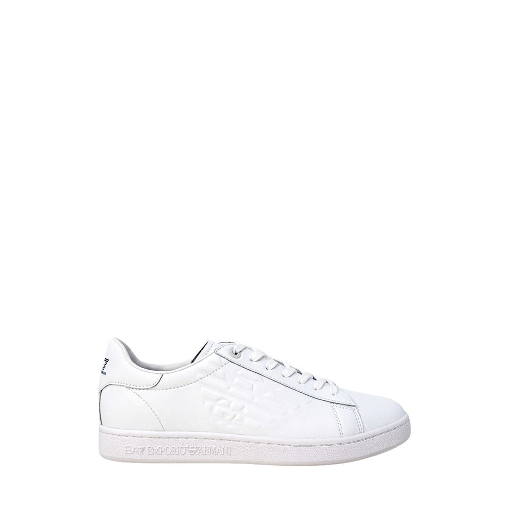 

Белые полиэтиленовые кроссовки Armani EA7 Emporio