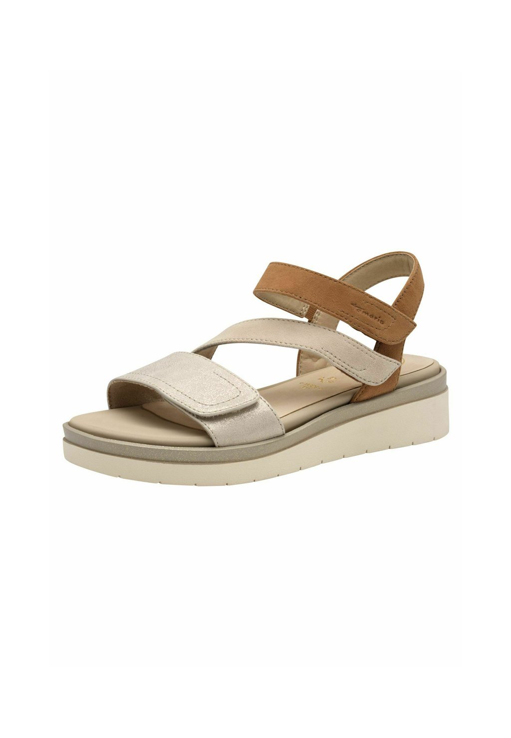 Босоножки на танкетке Platform sandals Tamaris, коричневый — фото 3