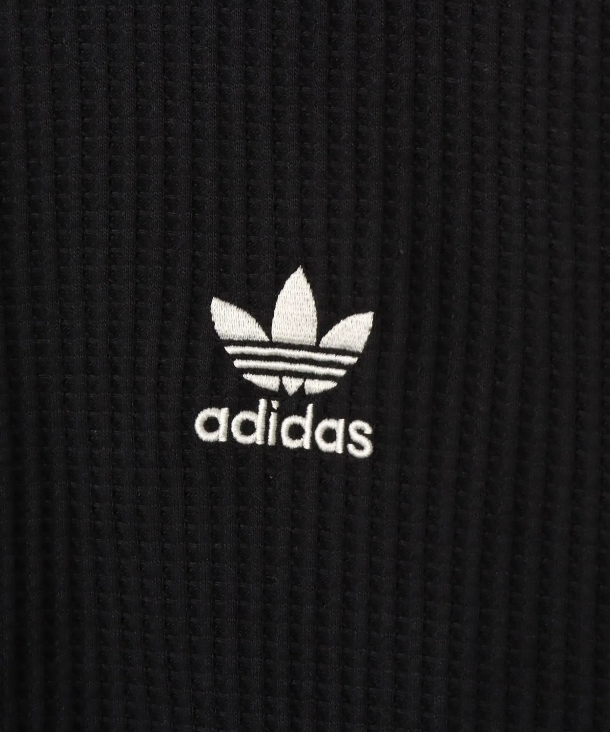 Трек-топ adidas Waffle Classic Track Top, черный — фото 4