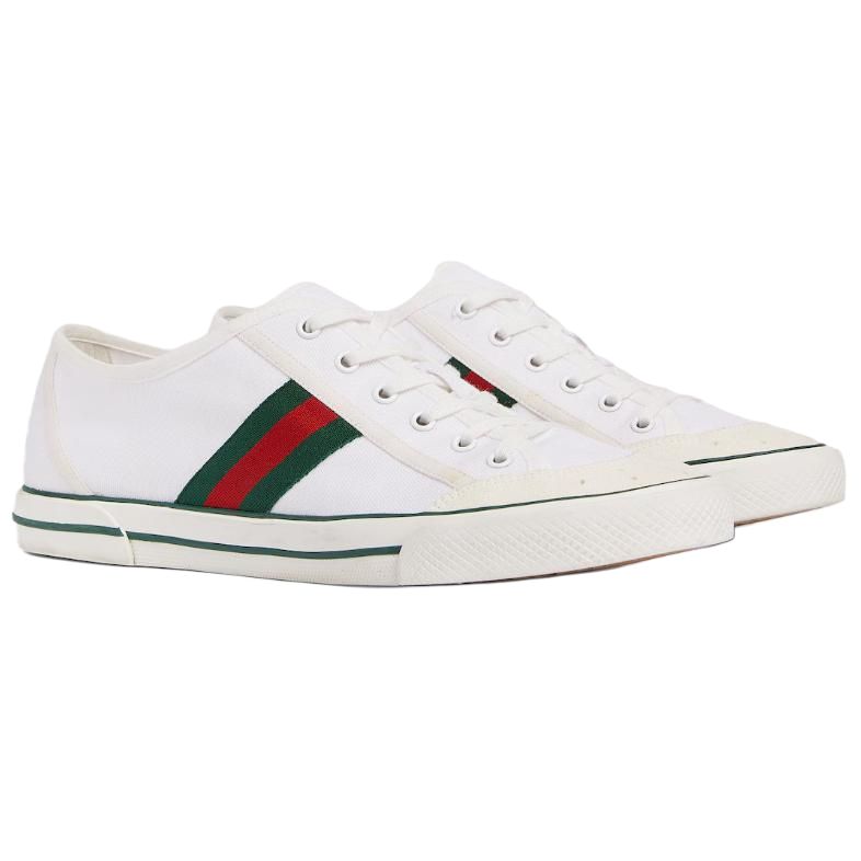 Теннис 1977 Low top Canvas Shoes мужские GUCCI, белый — фото 3