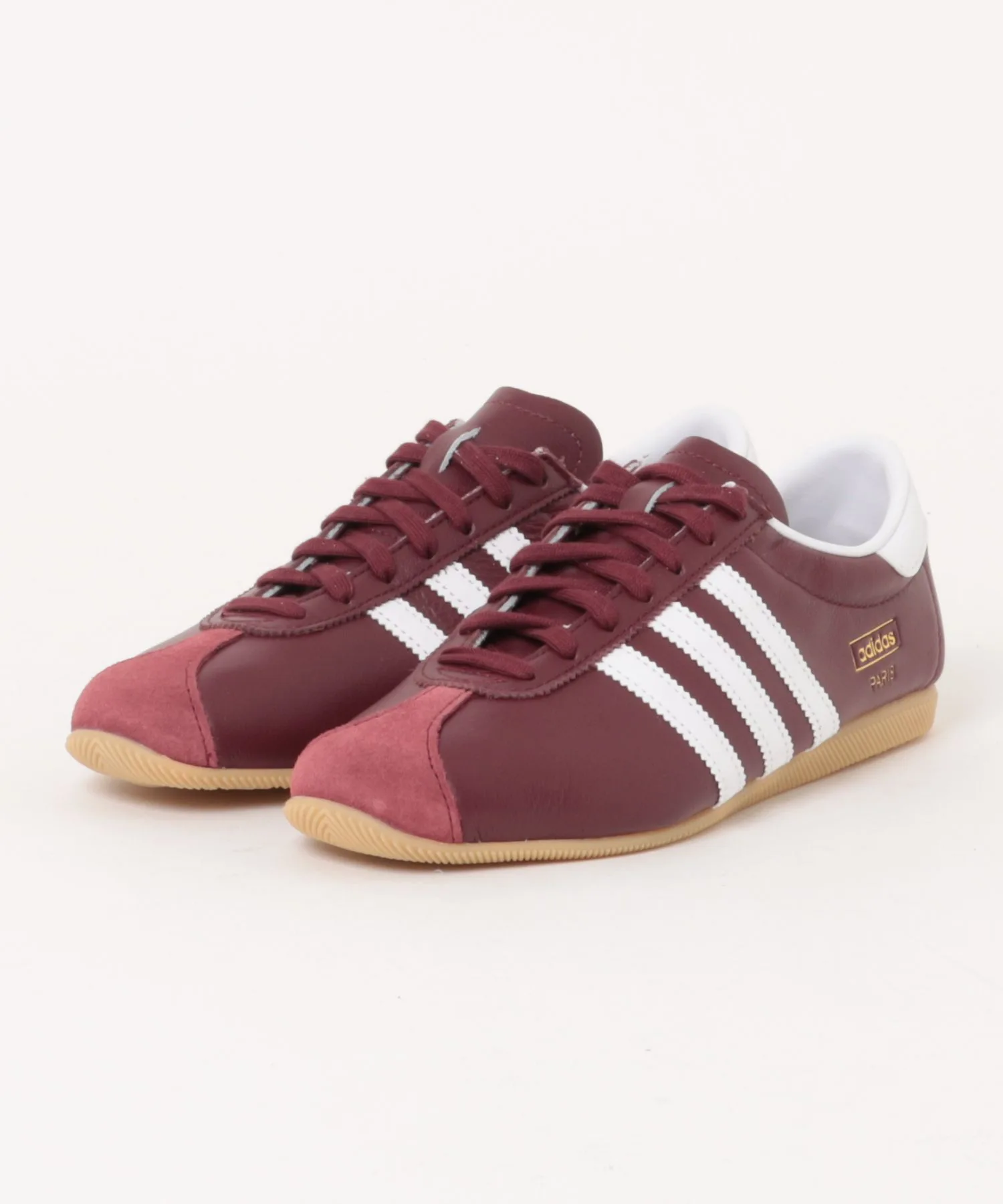 Мужские кроссовки из натуральной кожи Paris KJ1009 adidas красные