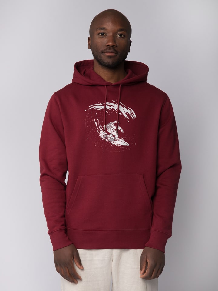 

Толстовка wat Apparel Sweatshirt Surfing Spaceman, цвет Weinrot