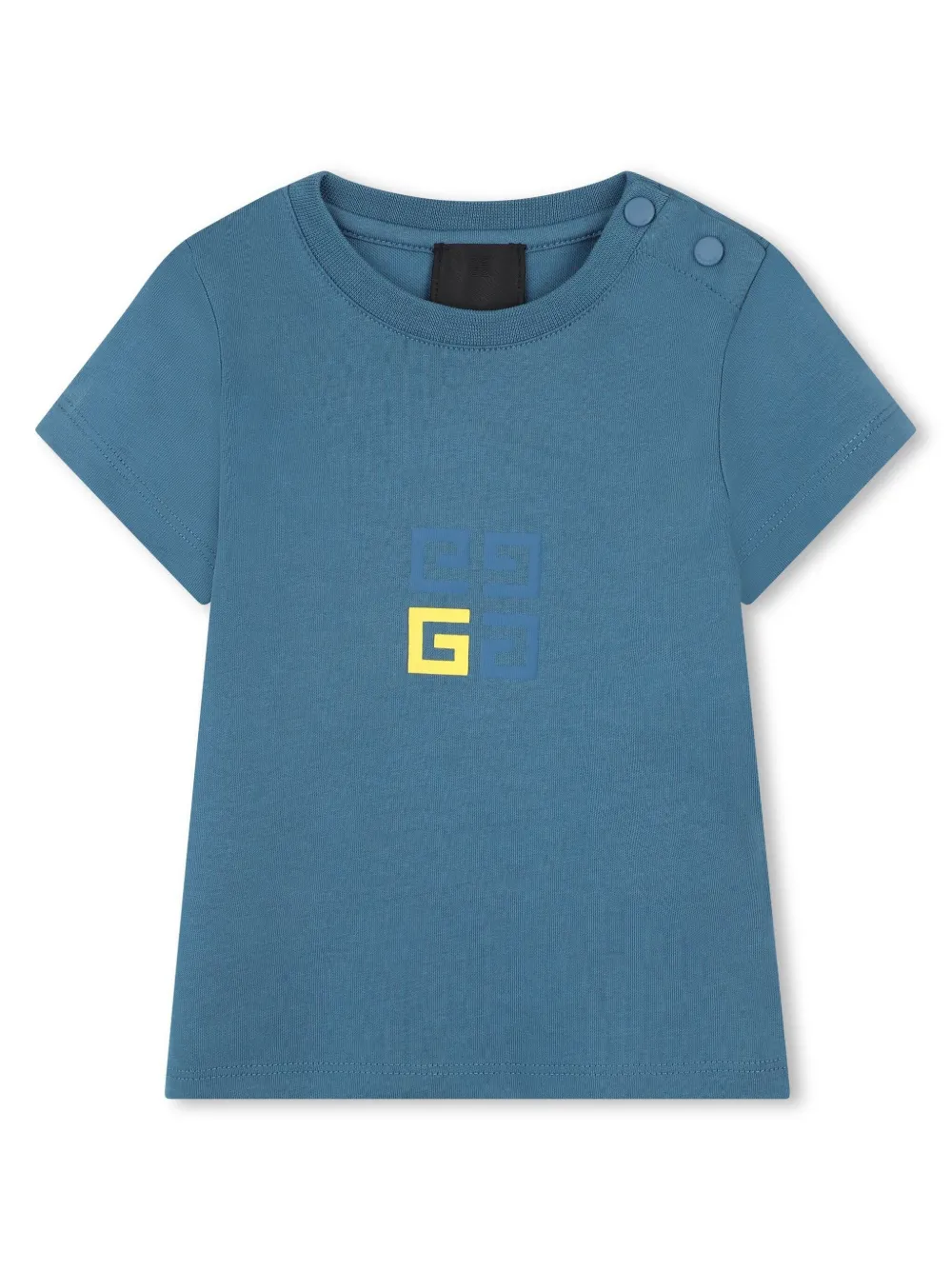 

Футболка с принтом 4G Givenchy Kids, синий
