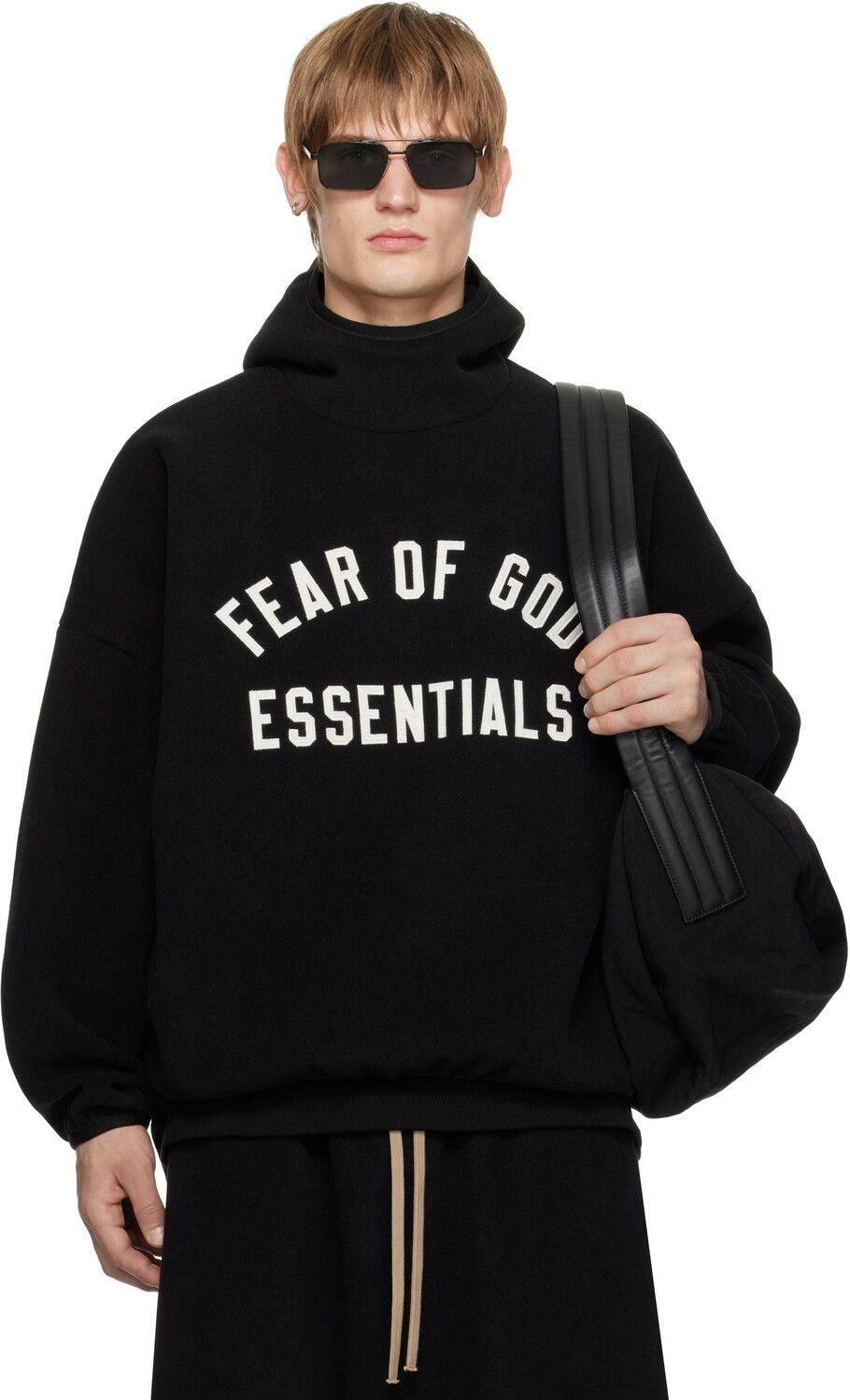 

Толстовка с капюшоном Fear of God EENTIAL Brushed Fear of God ESSENTIALS, черный
