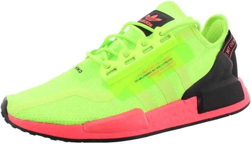 Мужские кроссовки Adidas NMD R1.V2, зеленый/розовый