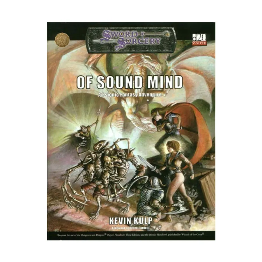 

Модуль Of Sound Mind, Fantasy Supplements (Fiery Dragon) (d20)