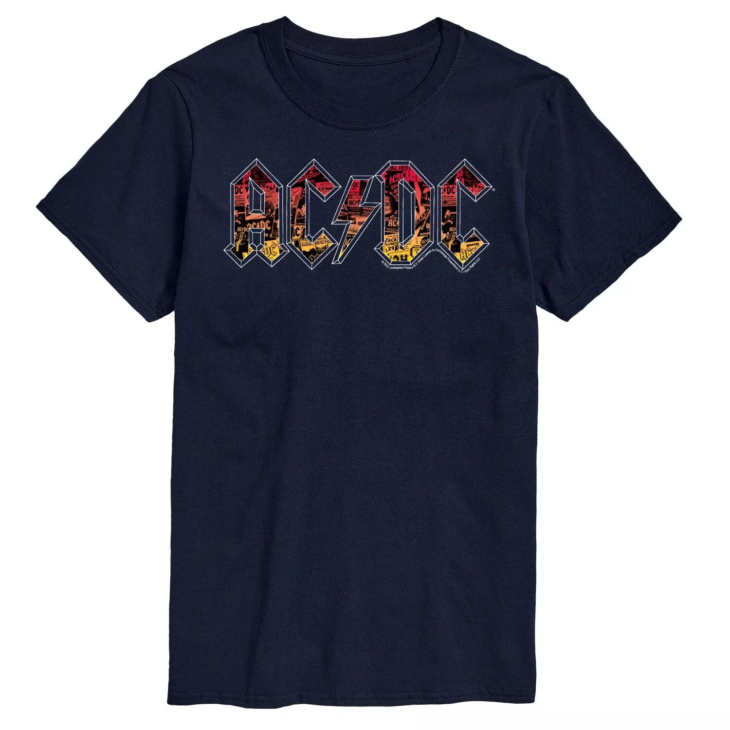 

Футболка с логотипом Big & Tall ACDC Licensed Character, синий