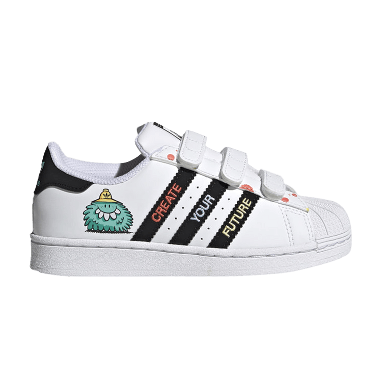 

Кроссовки adidas Kevin Lyons x Superstar J 'Create Your Future', белый