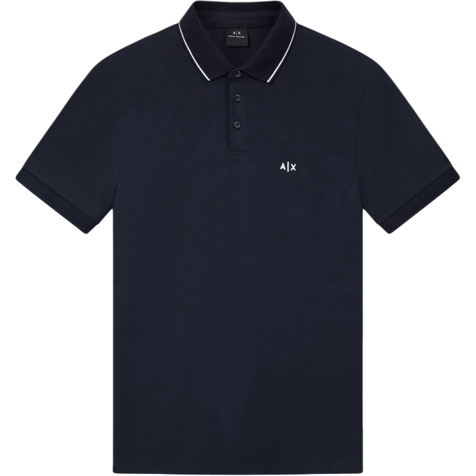 

Футболка-поло AE для мужчин ARMANI EXCHANGE, marine синий