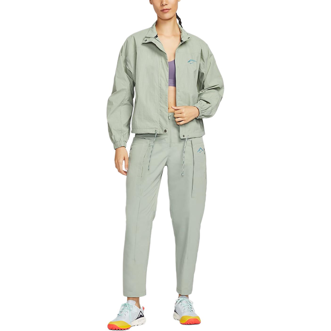 Nike Женская туристическая куртка, Horizon Green/Coastal Blue — фото 4