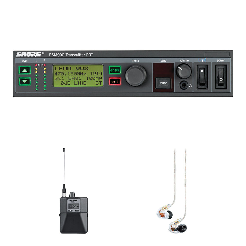 

Shure PSM 900 Wireless Personal Monitor System Kit P9TRA425CL-G7