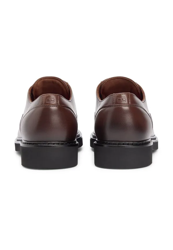 Сверхлегкие кожаные туфли-дерби на шнуровке Tommy Hilfiger, Dark Mocha — фото 3