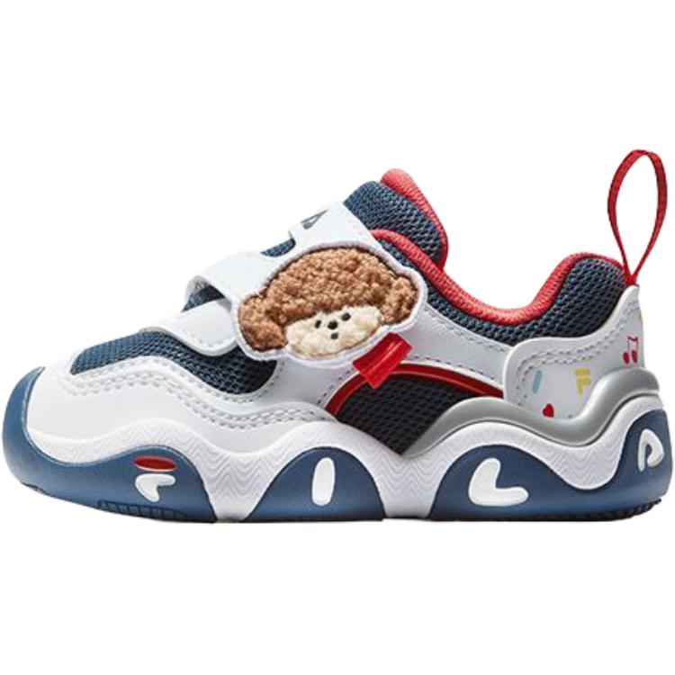 PINGU KIM x Heritage FHT Anti kick Low top Toddler Shoes FILA, белый-fgd — фото 3