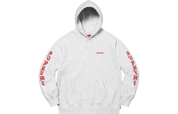 

Толстовка peace hoodie 'white red' Supreme, белый