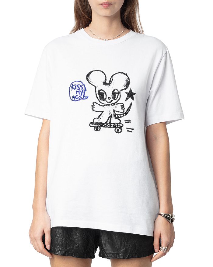 

Футболка Edwin Happy Mouse Zadig & Voltaire, белый