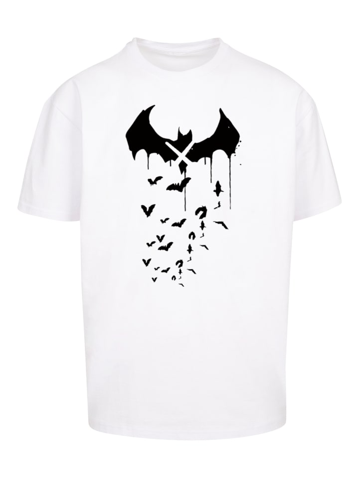 

Футболка F4NT4STIC DC Comics Batman Arkham Bats X Drip, белый