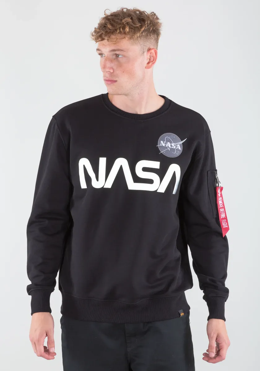 

Свитер Alpha Industries " Alpha Industries Мужчины - Толстовки Светоотражающий свитер NASA", черный