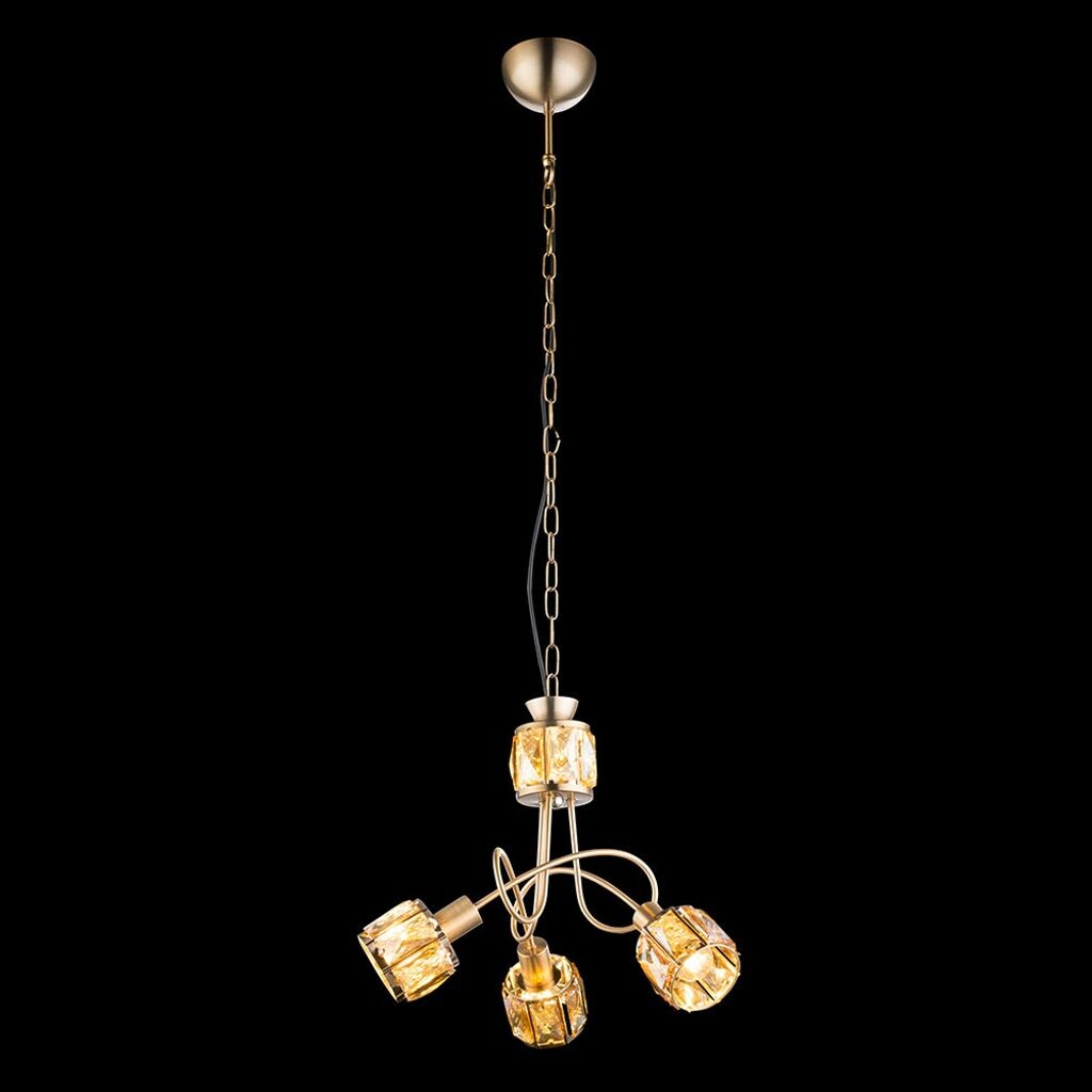 

Globo MERO подвесной светло-золотой, 3xE14 Globo Lighting
