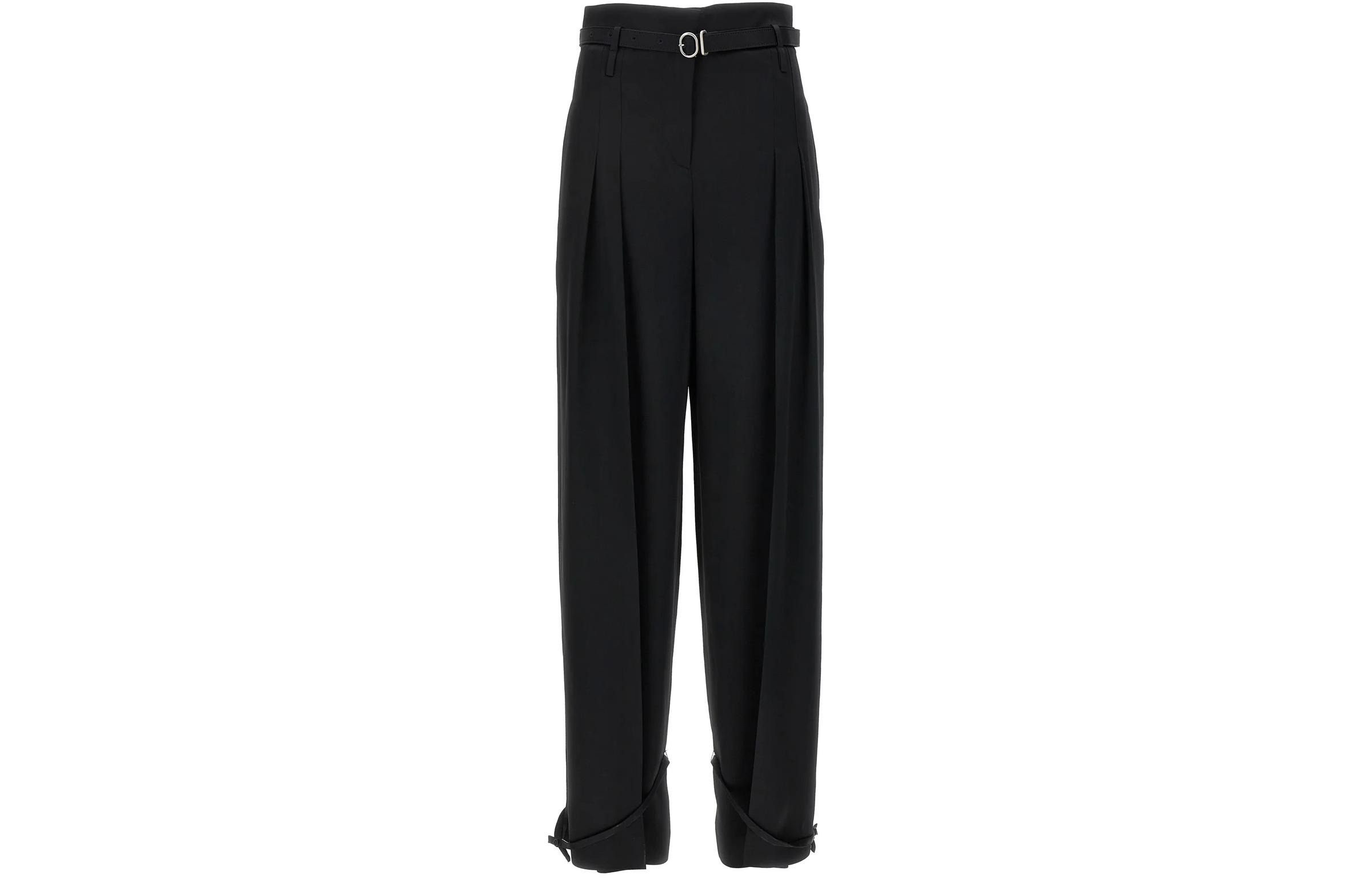 

Высокие зауженные брюки JIL SANDER, черные