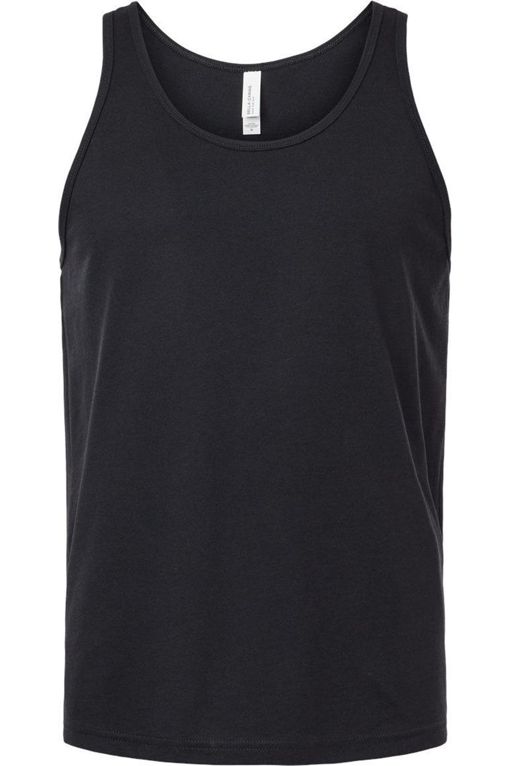 

Майка BELLA + CANVAS Heather CVC, цвет solid black blend