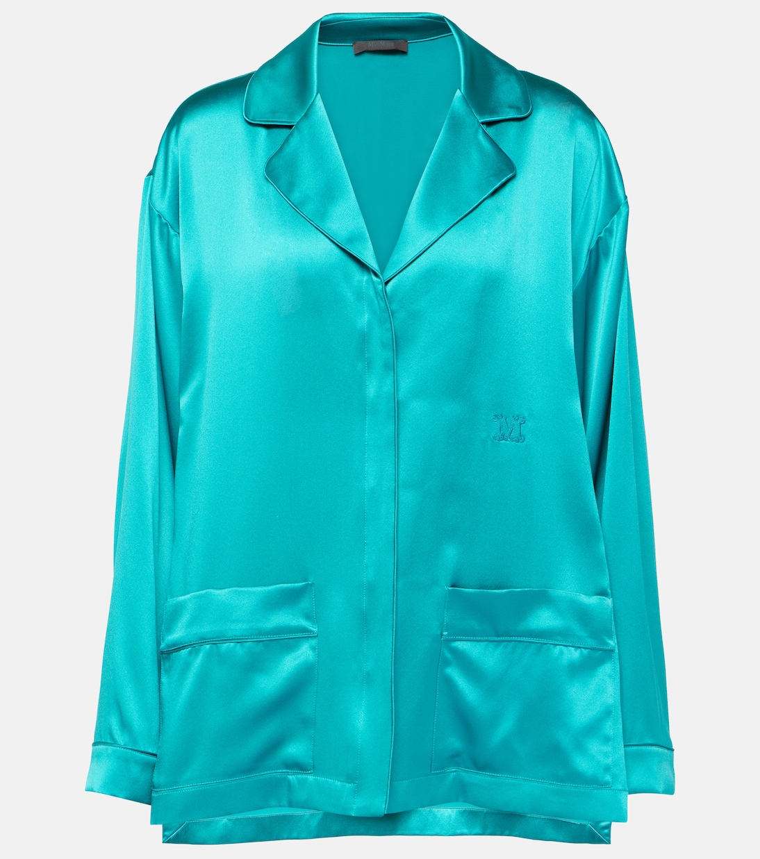 

Шелковая пижамная рубашка Elegante Vasaio Max Mara, Laguna