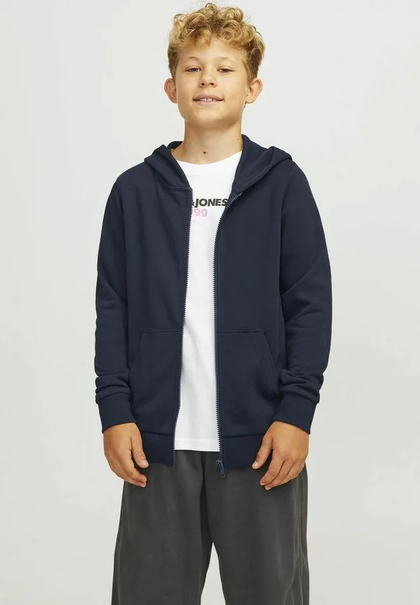 Толстовка kapuzen на молнии Jack & Jones Junior, Navy Blazer — фото 2