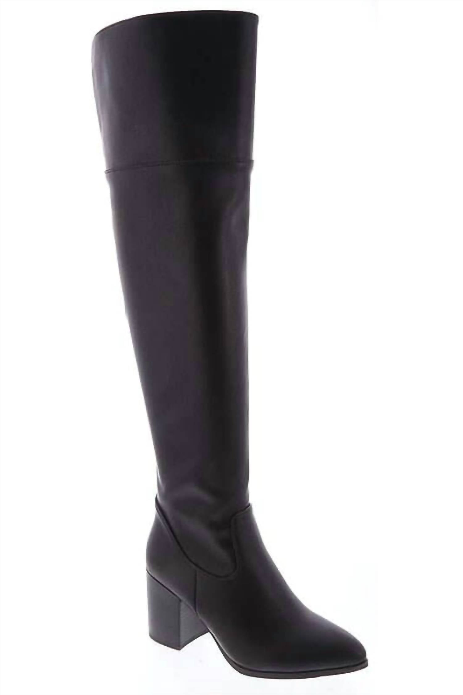 Женские высокие ботинки Vixon в черном цвете Top Moda