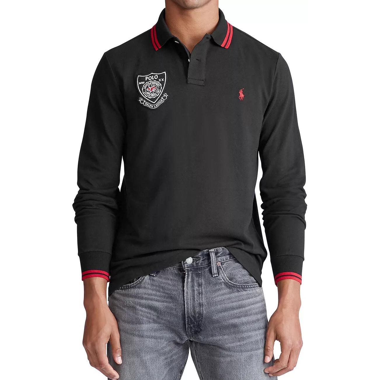 

Мужская поло Polo Ralph Lauren, черный