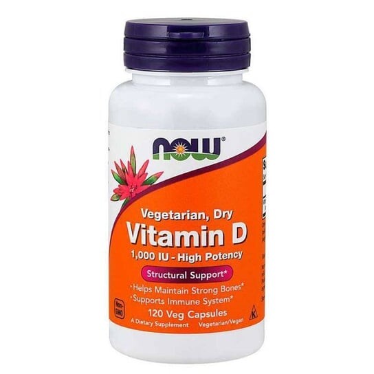 

Витамин D2 1000 МЕ (120 капсул) Now Foods