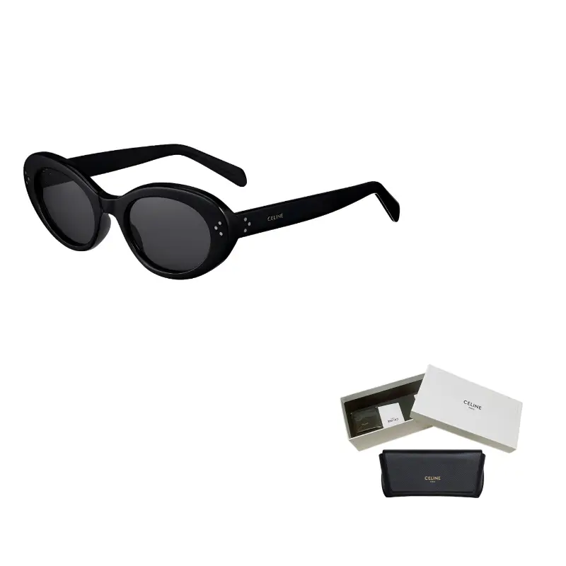 

CELINE Солнцезащитные очки Cat Eye S193 из ацетата, Black