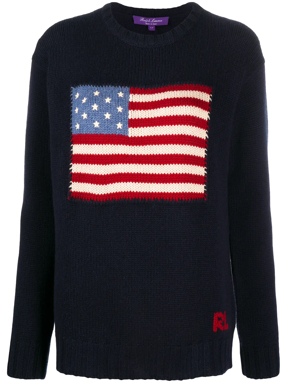 

Кашемировый джемпер с логотипом Ralph Lauren Collection, синий