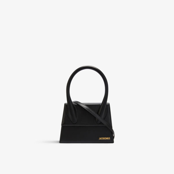 

Кожаная сумка Le Grand Chiquito с верхней ручкой Jacquemus, черный