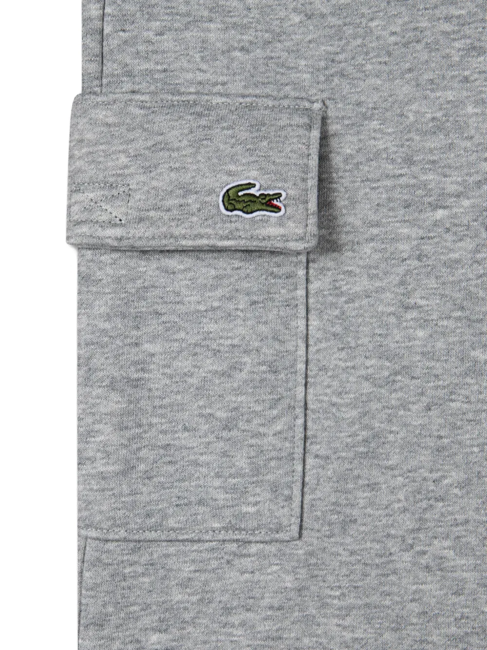 Брюки от спортивного костюма карго Lacoste Kids, серый — фото 3