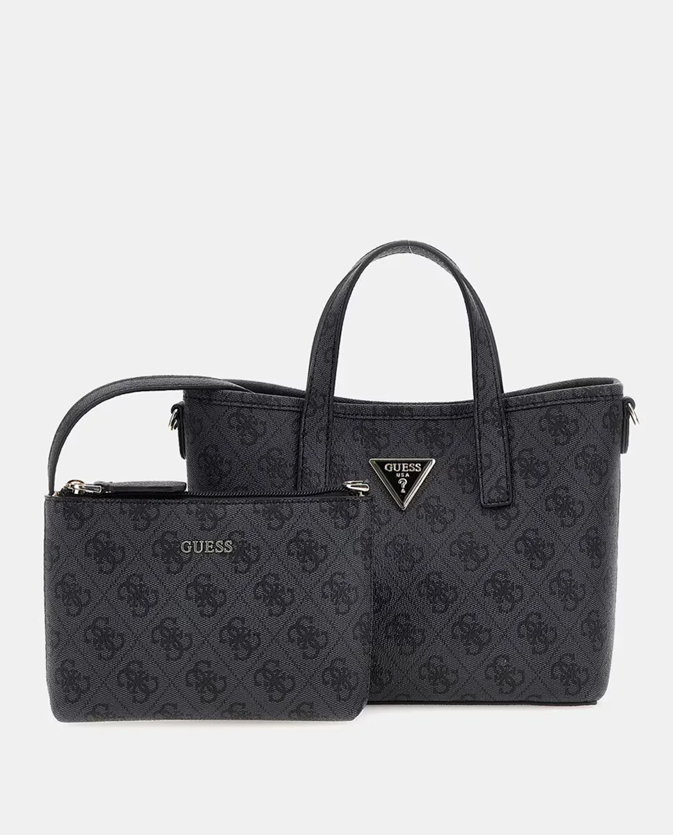 

Модель мини-сумки Latona с логотипом 4G Guess, черный