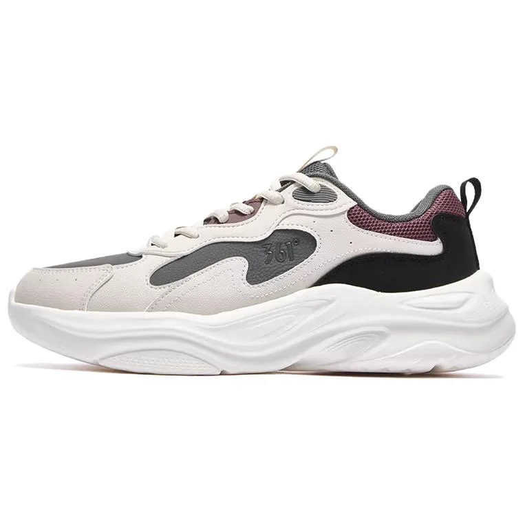 Slip Resistant Abrasion Resistant низкие Chunky кроссовки Men's 361°, greige
