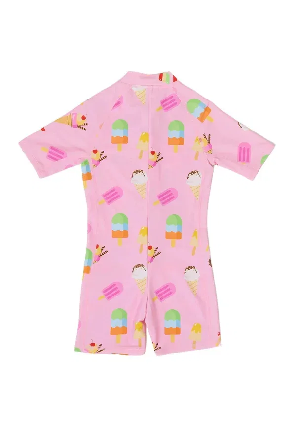 Купальник детский слитный Tropical swim Blount & Pool, розовое мороженое — фото 2