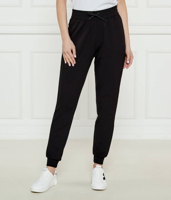 

Спортивные брюки женские Armani Exchange джоггеры из вискозы, черный