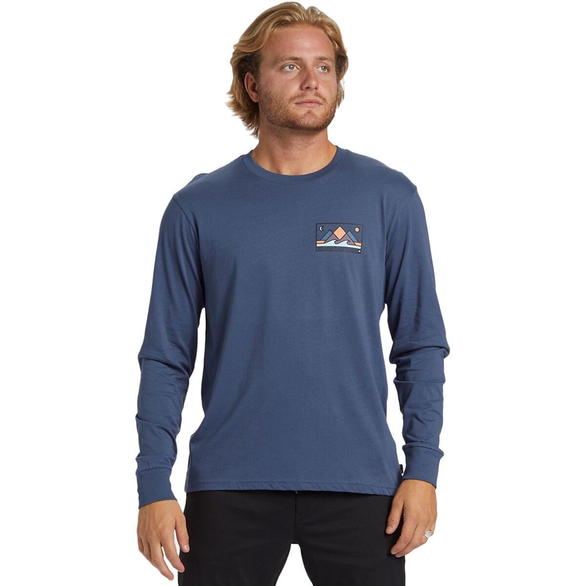 

Длинный рукав футболка Range Billabong, синий