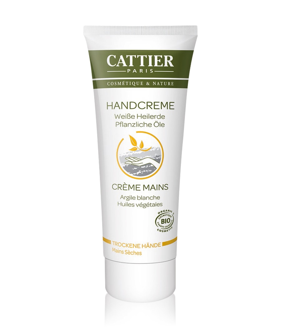 

Крем для рук Cattier Handpflege Weiße Heilerde - Pflanzliche Öle, 75 ml