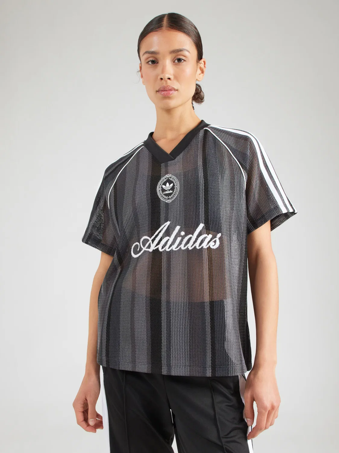 Футболка Adidas Originals Summer Glow черного цвета — фото 2