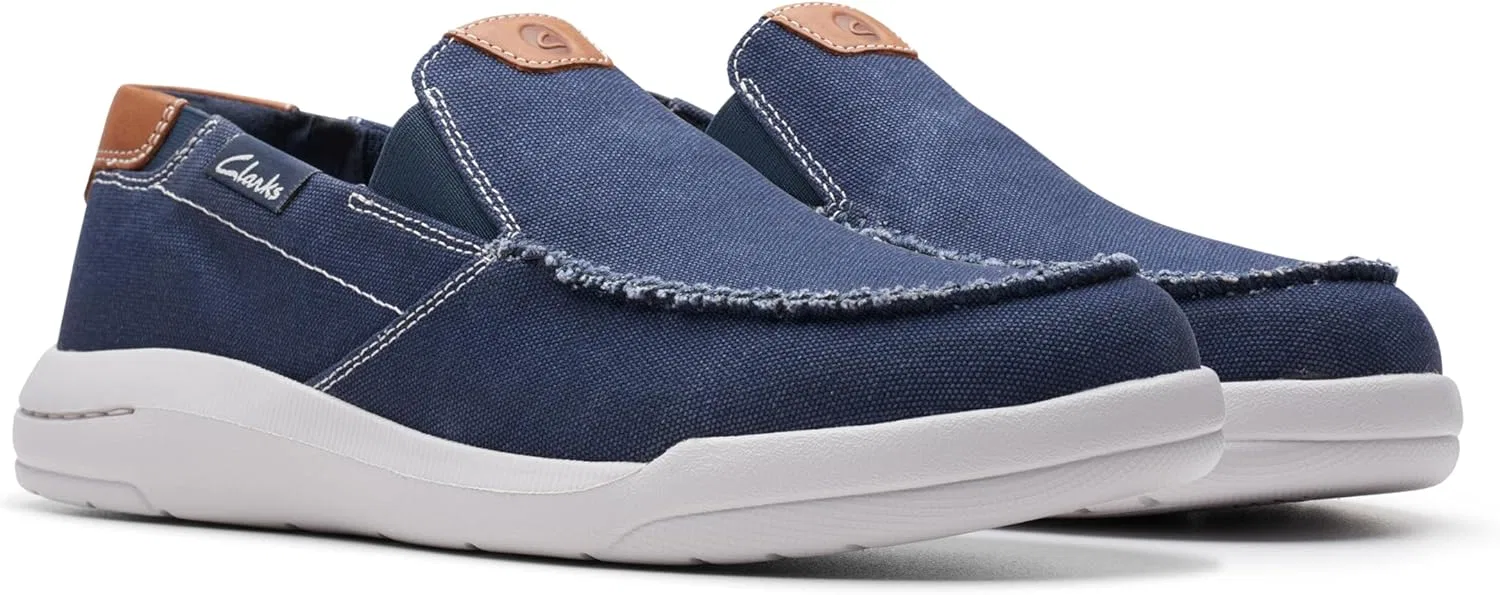 Лоферы мужские Clarks Navy Combi — фото 2