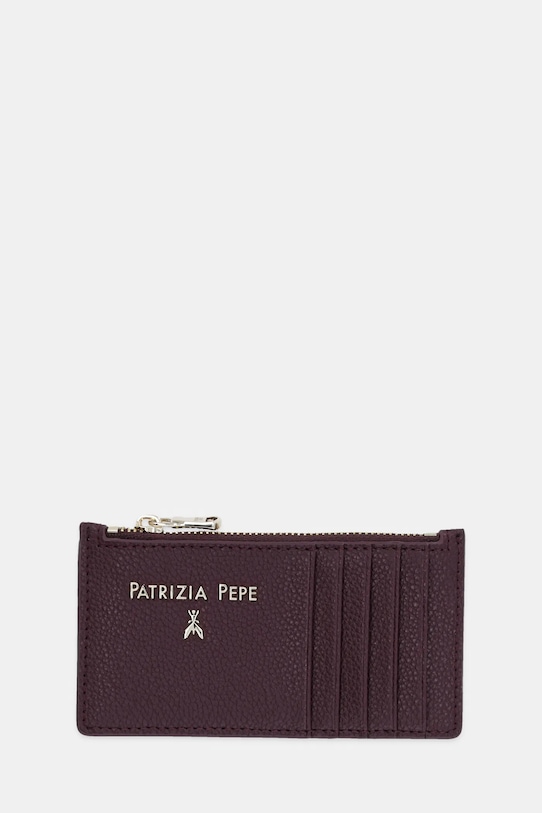 

Кожаный кошелек Patrizia Pepe, бордовый