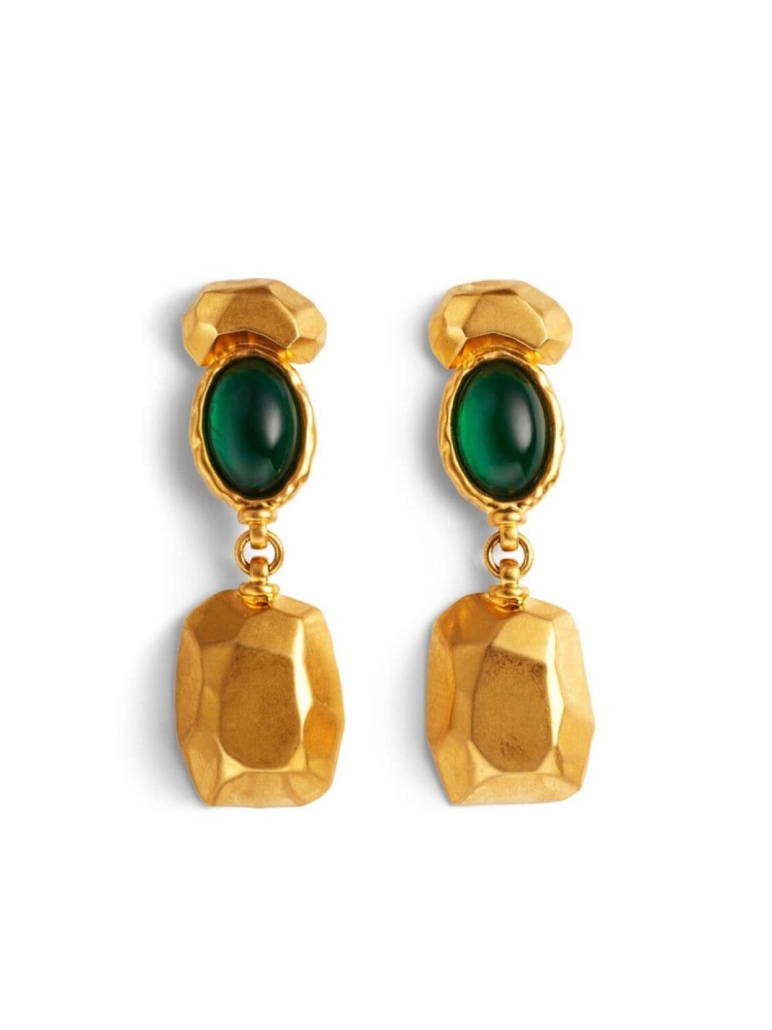 

DSQUARED2 серьги-кольца с эффектом чеканки, золотой