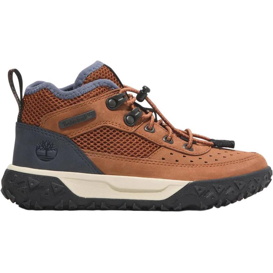 Противоскользящие износостойкие детские ботинки для детей Timberland, коричневый — фото 2
