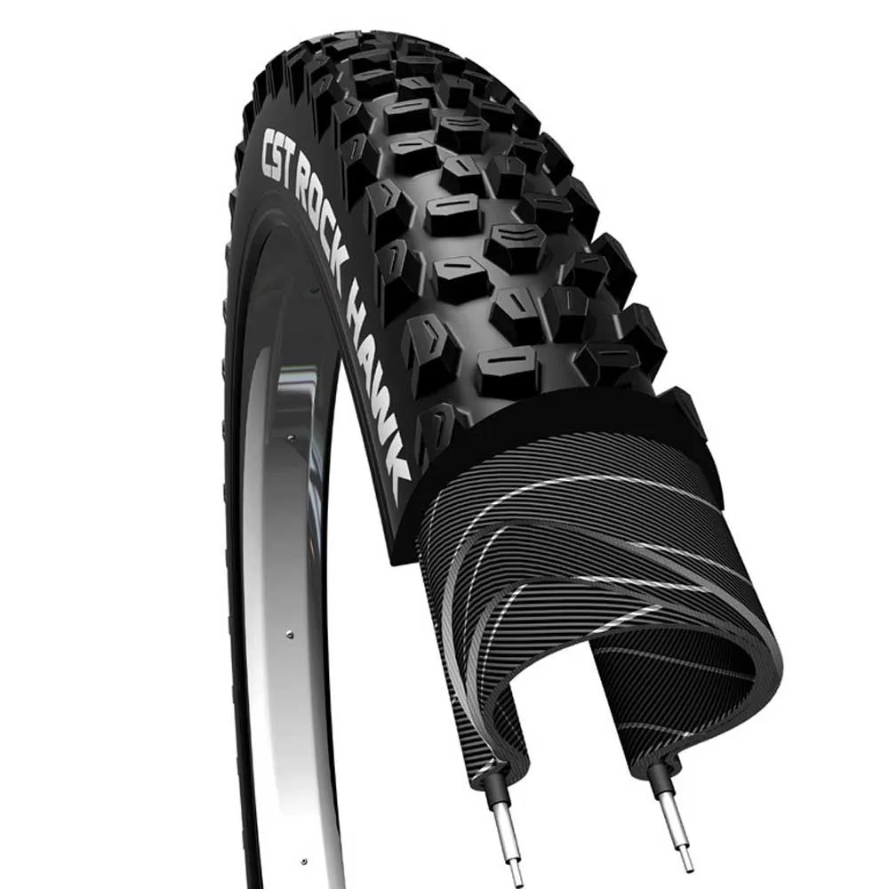 

Жесткая шина MTB CST Rock Hawk 60 TPI 27.5´´ x 2.25, черный